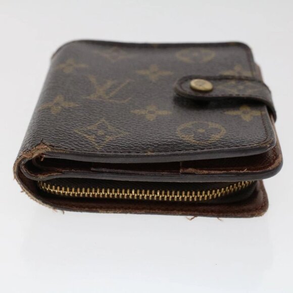 LOUIS VUITTON Monogram Compact Zip Wallet M61667 LV Auth 48893 - Picture 7 of 14